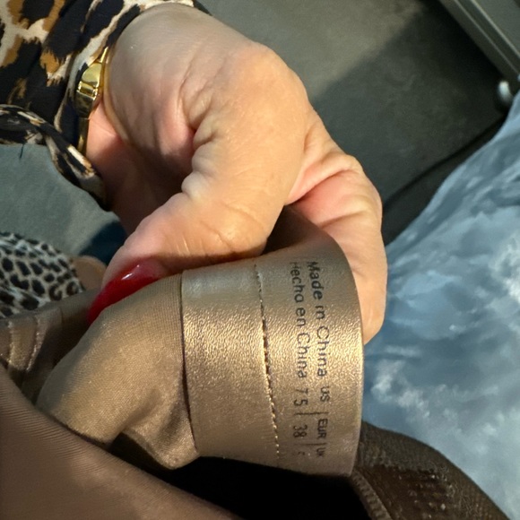 Aldo Ankle boots Stiletto heel Color bronze size 7 1/2 - Picture 4 of 6